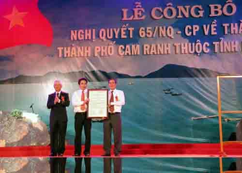 Khánh Hòa: Công bố thành lập Thành phố Cam Ranh