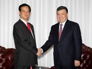 Việt Nam-Uzbekistan ưu tiên hợp tác về dầu khí