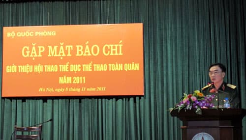 2.300 VĐV tham dự Hội thao TDTT toàn quân năm 2011
