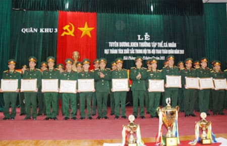 Tuyên dương 138 tập thể, cá nhân đạt thành tích xuất sắc trong hội thao, hội thi toàn quân