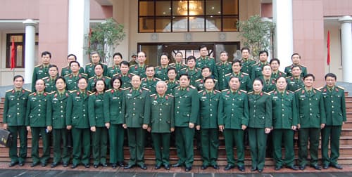 Hội nghị bàn giao chức vụ Chủ nhiệm Tổng cục Chính trị giữa Đại tướng Lê Văn Dũng và Trung tướng Ngô Xuân Lịch