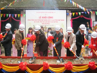 Khởi công tu bổ, tôn tạo lại Di tích đền Voi Phục