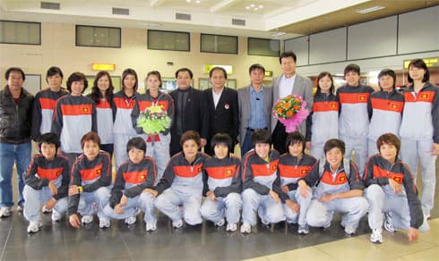 Lên đường tham dự vòng loại thứ hai Olympic London 2012