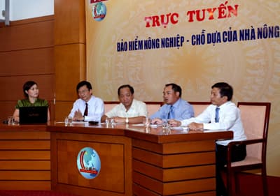 Tọa đàm trực tuyến về bảo hiểm nông nghiệp