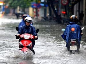 Bão số 6 và áp cao lạnh sẽ gây mưa tại nhiều nơi