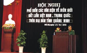 Quảng Ninh: Phổ biến các văn kiện về biên giới đất liền Việt Nam - Trung Quốc