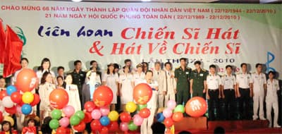 Sôi nổi liên hoan “Chiến sĩ hát- Hát về chiến sĩ”