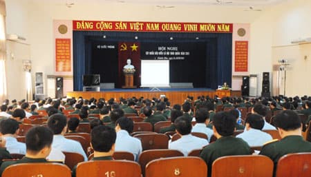 Tập huấn công tác BHXH, BHYT toàn quân năm 2011