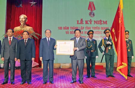 Tỉnh Tuyên Quang kỷ niệm 180 năm Ngày thành lập và đón nhận Huân chương Hồ Chí Minh