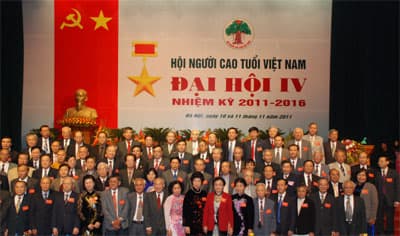 Sáng 11-11, tại Hà Nội, khai mạc trọng thể Đại hội đại biểu toàn quốc Hội Người cao tuổi Việt Nam lần thứ IV (nhiệm kỳ 2011 -2016)