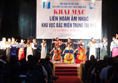 Khai mạc Liên hoan âm nhạc khu vực Bắc miền Trung