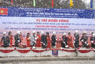 Triển khai gói thầu số 3 của dự án cải tạo hệ thống thoát nước tại Hà Nội