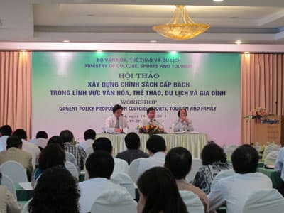 Cần một chính sách phù hợp để phát triển văn hoá, thể thao, du lịch, gia đình