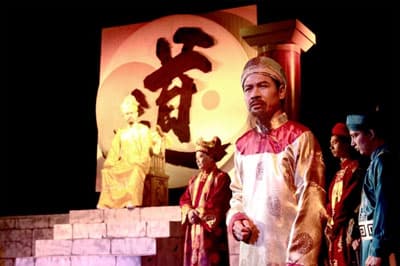 Khắc họa Chu Văn An trên sân khấu kịch