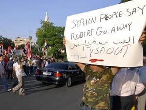 Mỹ lên án vụ tấn công Đại sứ Mỹ tại thủ đô Syria