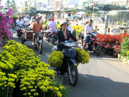 Người dân Cần Thơ hối hả đón Tết
