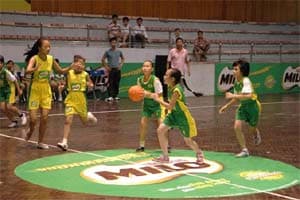 Khởi tranh giải bóng rổ học sinh tiểu học Hà Nội-Cúp MILO 2009