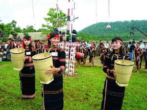 Lễ mừng lúa mới của các tộc người J'rai và Bahnar
