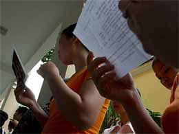 Chú ý khâu in sao đề thi bảo đảm chính xác, rõ ràng