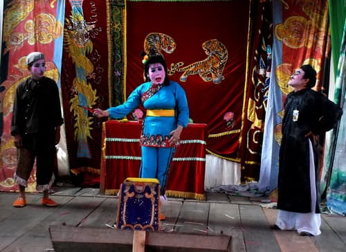 Hội tuồng ở Lý Sơn