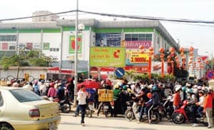 Cháy tại siêu thị Big C