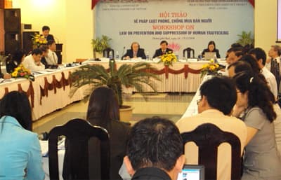 Hôi thảo quốc tế về dự án Luật Phòng, chống mua bán người