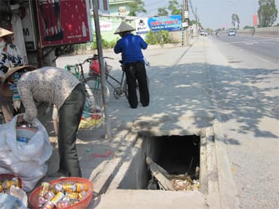 Bẫy trên đường