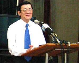Đồng chí Trương Tấn Sang thăm Làng Văn hóa - Du lịch các dân tộc Việt Nam