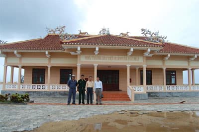 Các di tích gắn với đội Hoàng Sa