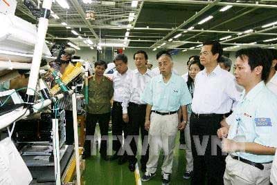 Thủ tướng Nguyễn Tấn Dũng thăm và làm việc tại Bắc Ninh và Bắc Giang