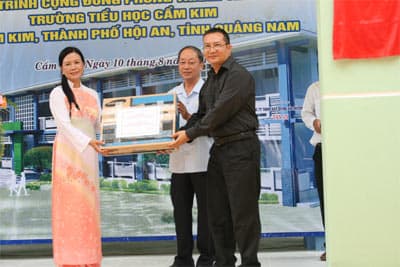 Khánh thành công trình phòng tránh thiên tai tại Hội An