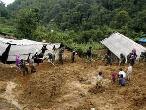 Đề phòng lũ quét và sạt lở đất tại đông Bắc Bộ