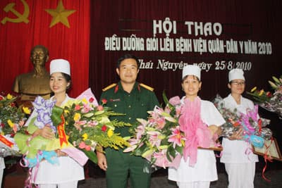 Hội thao điều dưỡng viên giỏi liên bệnh viện Quân-Dân y
