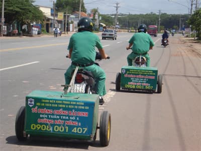 Nhân rộng mô hình "tổ đặc nhiệm phòng, chống rải đinh"