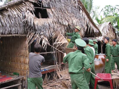 Tuổi trẻ Bộ đội Biên phòng xung phong