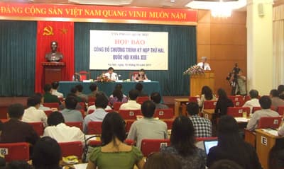 Xem xét thông qua 5 dự án luật và 1 Nghị quyết của Quốc hội