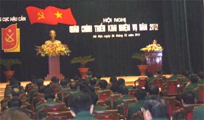 Tập trung nâng cao khả năng bảo đảm hậu cần phục vụ huấn luyện, SSCĐ