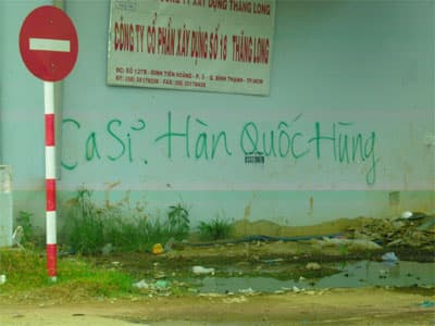 Pi-a bôi bẩn phố phường