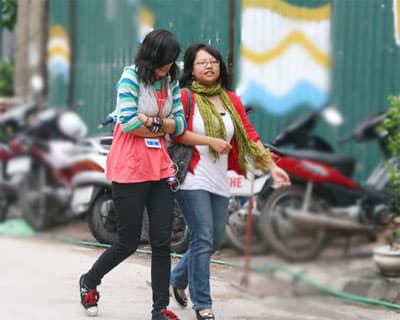 Giữa tiết xuân, trời vẫn tiếp tục rét