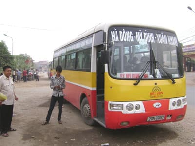 Xe buýt Hải Vân thay xe Tín Lợi khai thác tuyến số 214