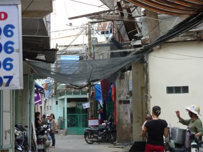 Lưới chắn bảo hộ không an toàn