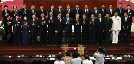 Chính phủ mới đã có đủ thành viên