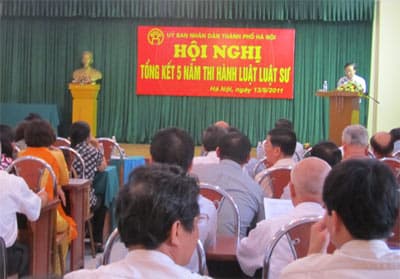 Nhiều kết quả tích cực trong 5 năm thi hành Luật Luật sư