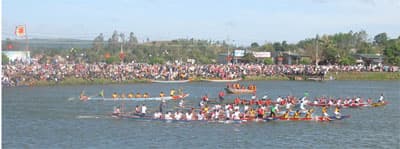 345 vận động viên tham gia hội đua thuyền mừng Đảng-mừng Xuân