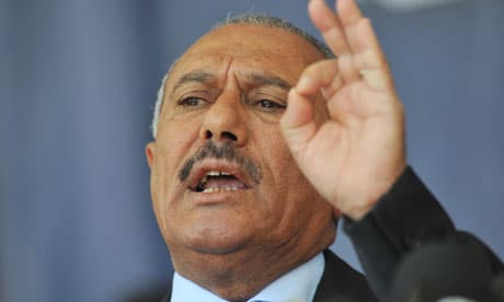 Tổng thống Yemen A. Saleh tới Mỹ chữa bệnh