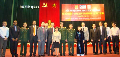 Học viện Quân y, Đại Học Quốc gia Singapore, Đại học Y Hà Nội tổ chức Hội nghị khoa học liên trường