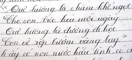 Giờ con đã hiểu "nét chữ, nết người"