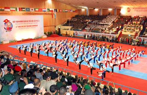 Khai mạc Giải Taekwondo quân sự thế giới lần thứ 21
