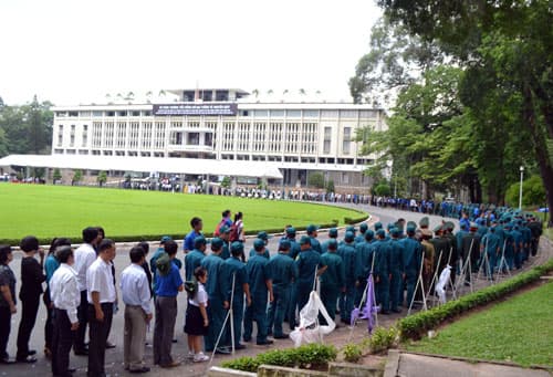 TP Hồ Chí Minh: Hơn 70.000 lượt người viếng Đại tướng Võ Nguyên Giáp