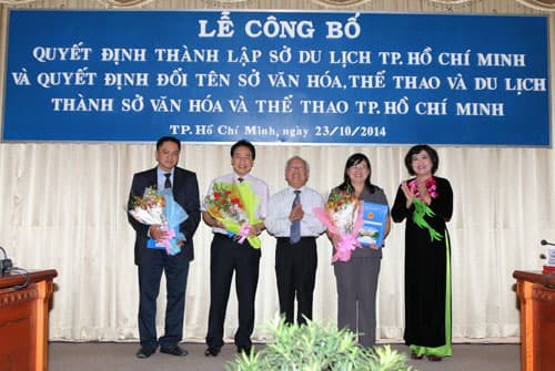 Thành lập Sở Du lịch TP Hồ Chí Minh